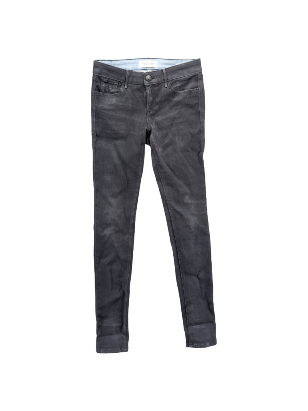 Habitual Alice Skinny Jeans Womens Dark Indigo Blue Coated Stretch Denim Size 26